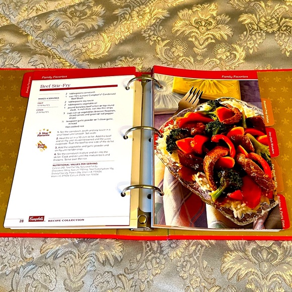 Campbell's Kitchen-Recipe Collection~ Ring-Bound~Hardcover - Picture 5 of 7